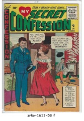 My Secret Confession #1 © September 1955 Sterling Comics